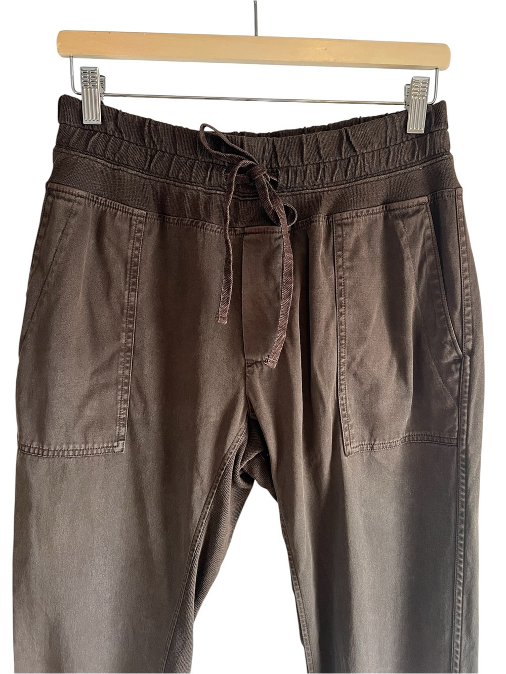 James Perse Mixed Media cuffed casual cotton jogger pants excellent condition - Picture 5 of 14